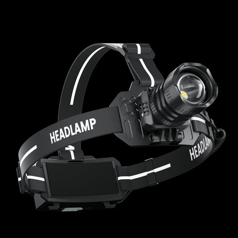 FoucsPro F5 Headlamp – High Brightness, Super Fast Charging, Digital Display