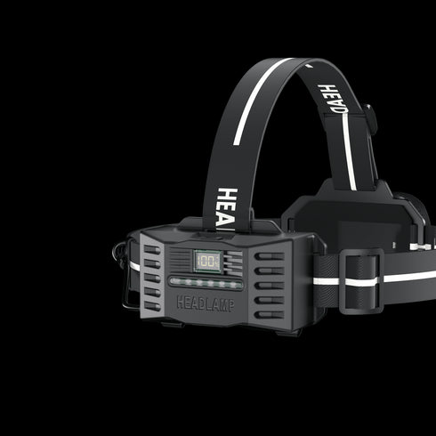 FoucsPro F5 Headlamp – High Brightness, Super Fast Charging, Digital Display