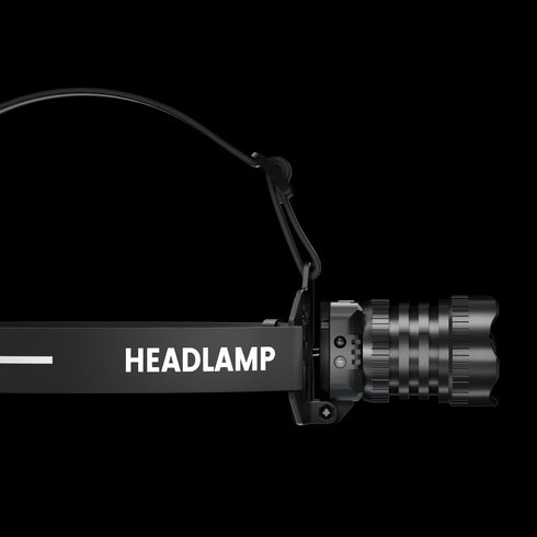 FoucsPro F5 Headlamp – High Brightness, Super Fast Charging, Digital Display