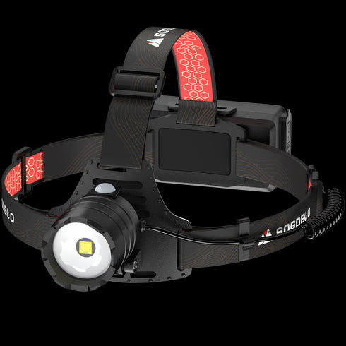 FoucsPro F4 Headlamp – Long Range, High Brightness, Camping Illumination, Magnetic Work Light