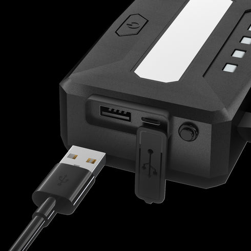 FoucsPro F3 Headlamp - High Brightness, Long Battery Life, Emergency Warning