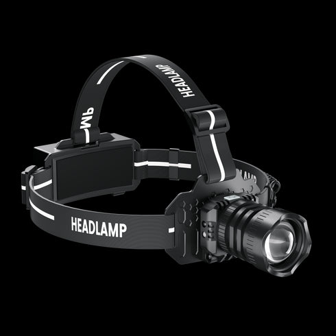 FoucsPro F5 Headlamp – High Brightness, Super Fast Charging, Digital Display
