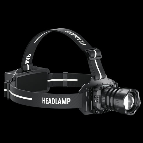FoucsPro F5 Headlamp – High Brightness, Super Fast Charging, Digital Display