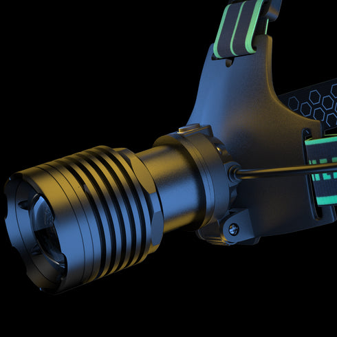 FocusPro F2 Headlamp – High Brightness, Long-Range, and Extended Battery Life