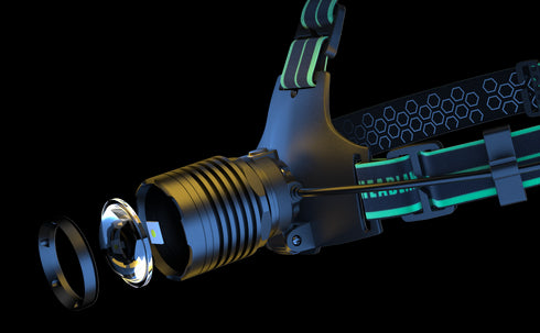 FocusPro F2 Headlamp – High Brightness, Long-Range, and Extended Battery Life