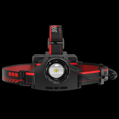 FoucsPro F3 Headlamp - High Brightness, Long Battery Life, Emergency Warning